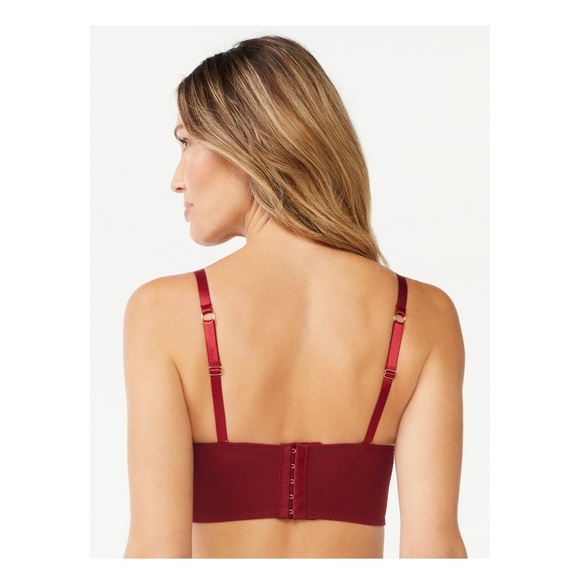 Sofia Intimates by Sofia Vergara Women's Eyelash Lace Bustier Bra - Picture 2 of 4